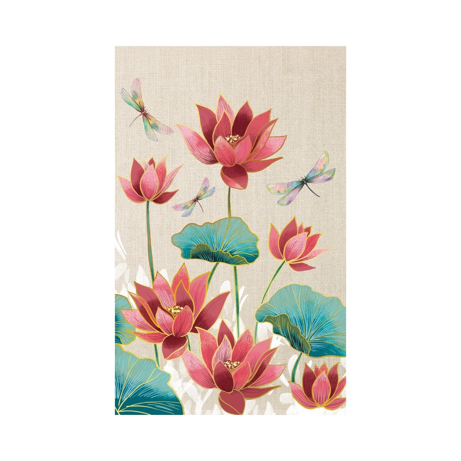 EDITIONS DU DESASTRE Kyoto - Cahier Mot De Passe - Lotus 9x14cm