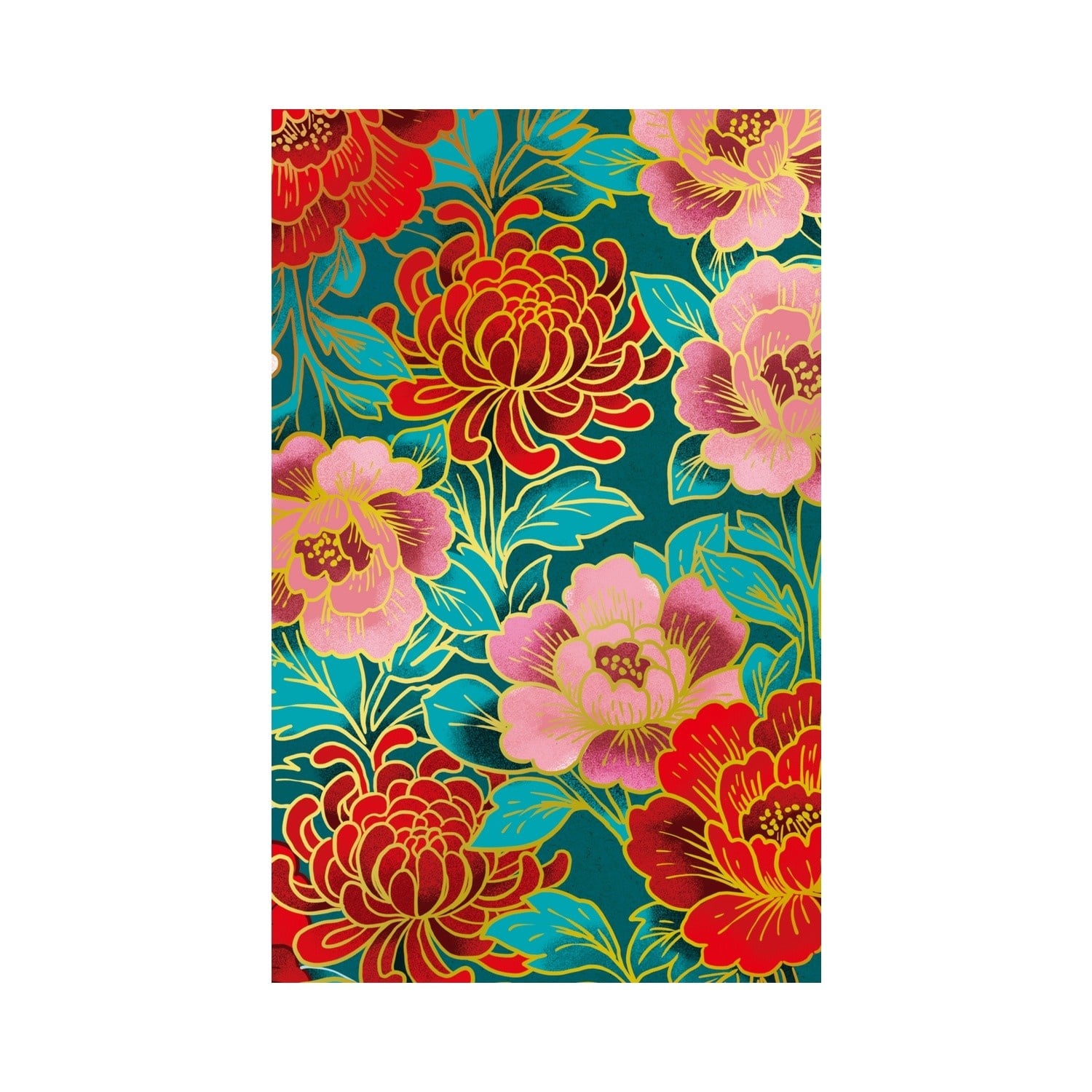EDITIONS DU DESASTRE Kyoto - Cahier Mot De Passe - Pivoine 9x14cm