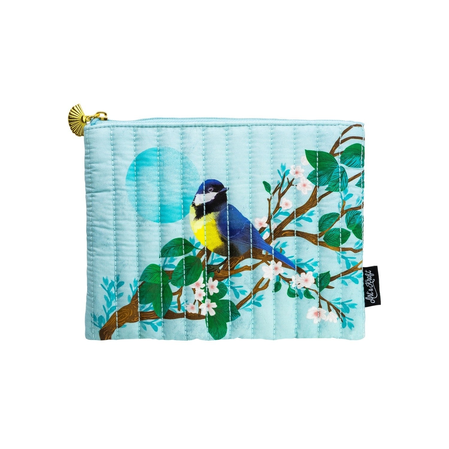 EDITIONS DU DESASTRE Kyoto - Pochette Plate coton Mm - Mésange 20x15cm