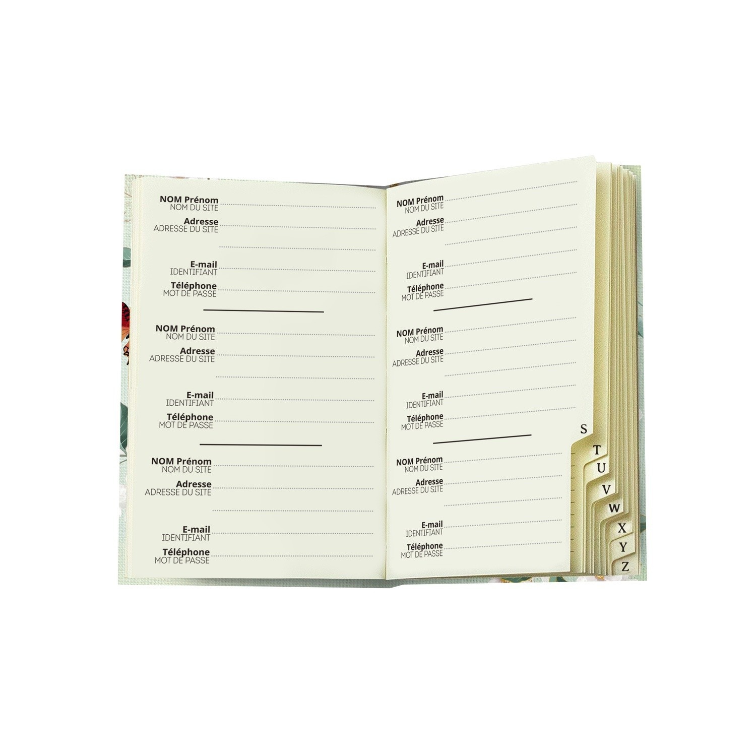 EDITIONS DU DESASTRE Kyoto - Cahier Mot De Passe - Papillon 9x14cm
