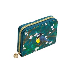 EDITIONS DU DESASTRE Kyoto - Porte Monnaie simili cuir - Mésange 11x9x2,5cm