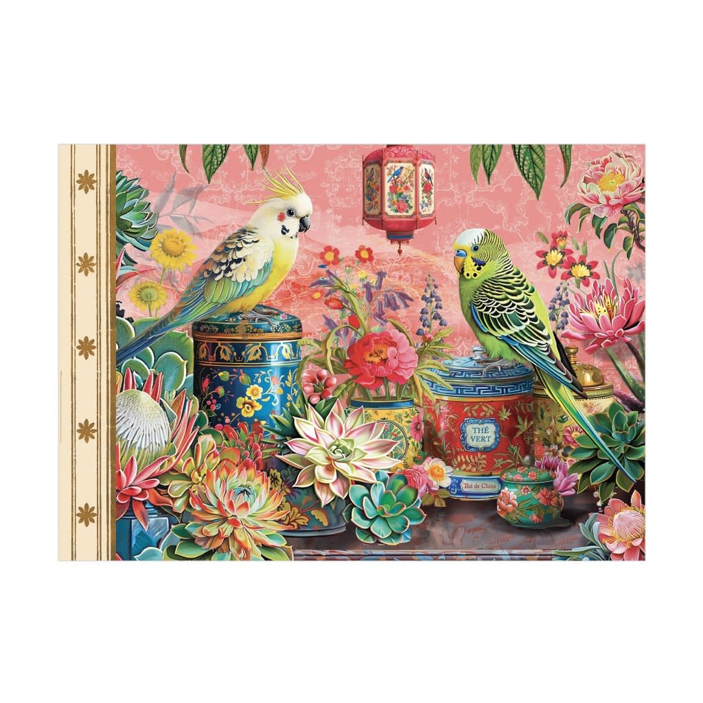 Cahier Illustre 48 Pages 21 X 15 Cm - Perruche Boite A The