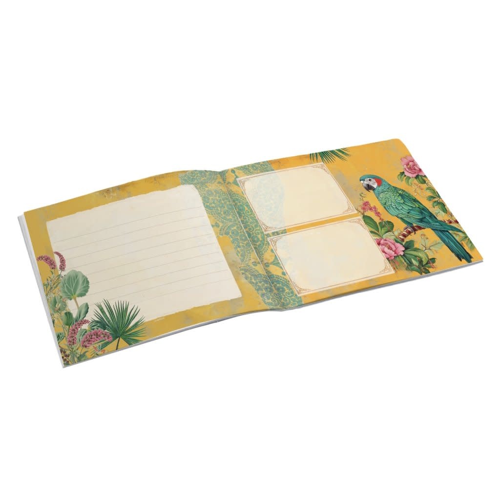 Cahier Illustre 48 Pages 21 X 15 Cm - Perruche Boite A The