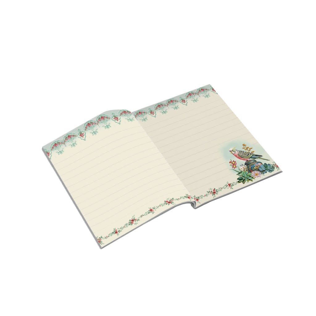 Carnet De Note 48 Pages 10.5 X 15 Cm - Perruche Boite A Thé