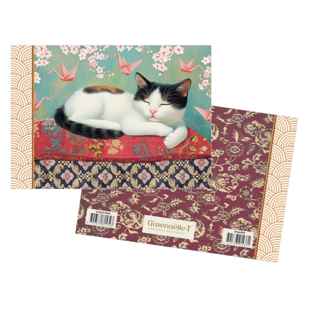 Mini Cahier Illustre 48 Pages 15 X 10 Cm - Chat