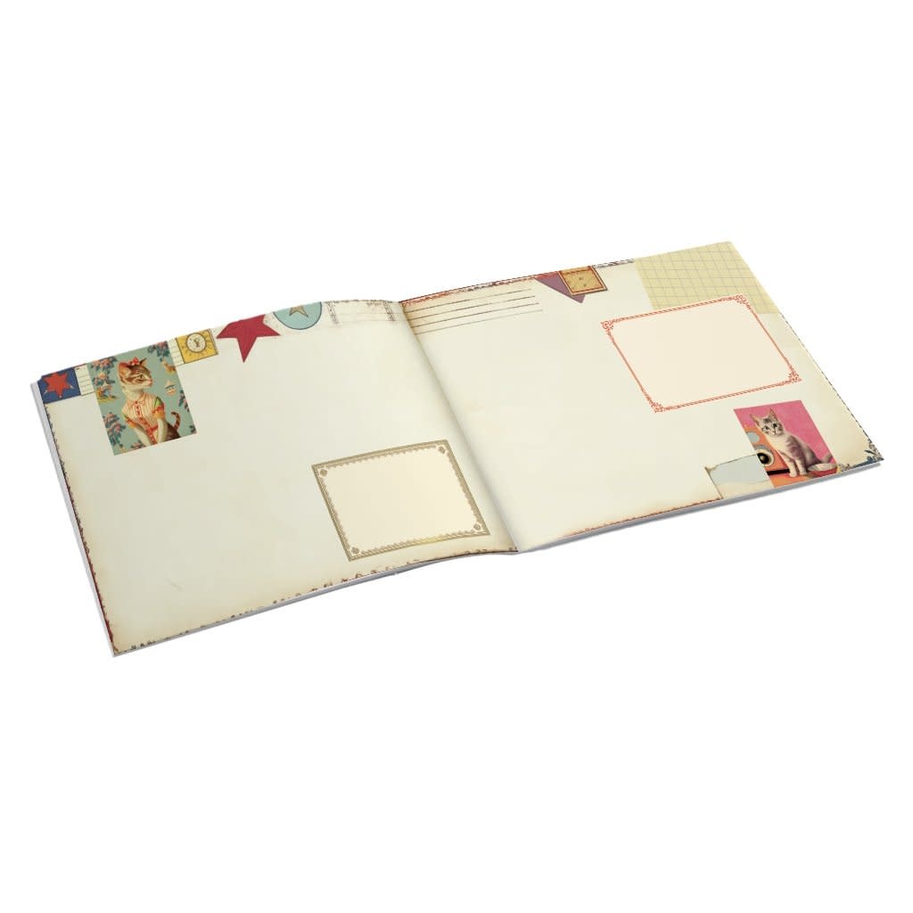 Mini Cahier Illustre 48 Pages 15 X 10 Cm - Chat