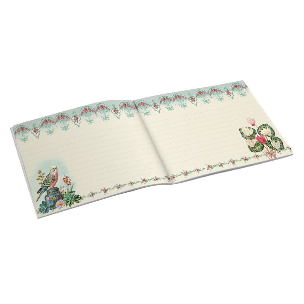 Mini Cahier Illustre 48 Pages 15 X 10 Cm - Perruche Boite A The