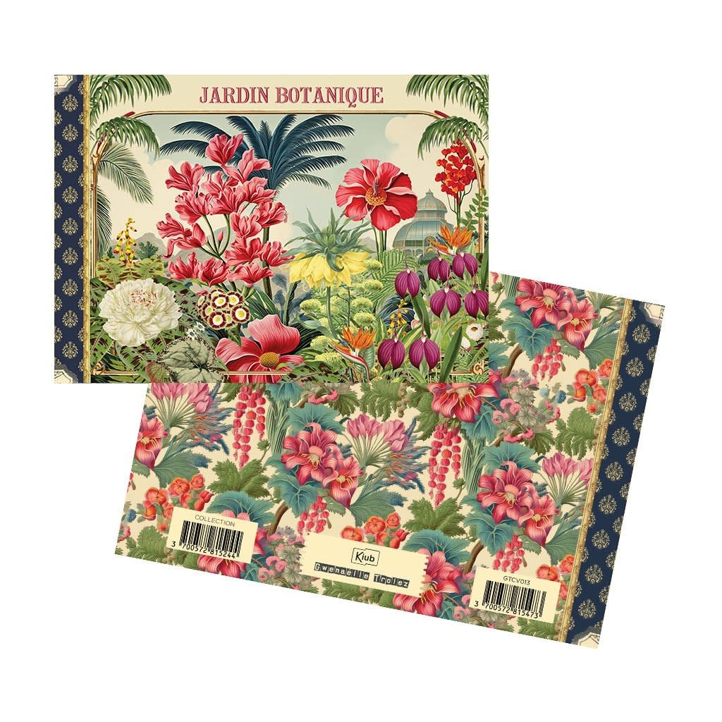 Cahier Illustre 48 Pages 21 X 15 Cm - Jardin Botanique