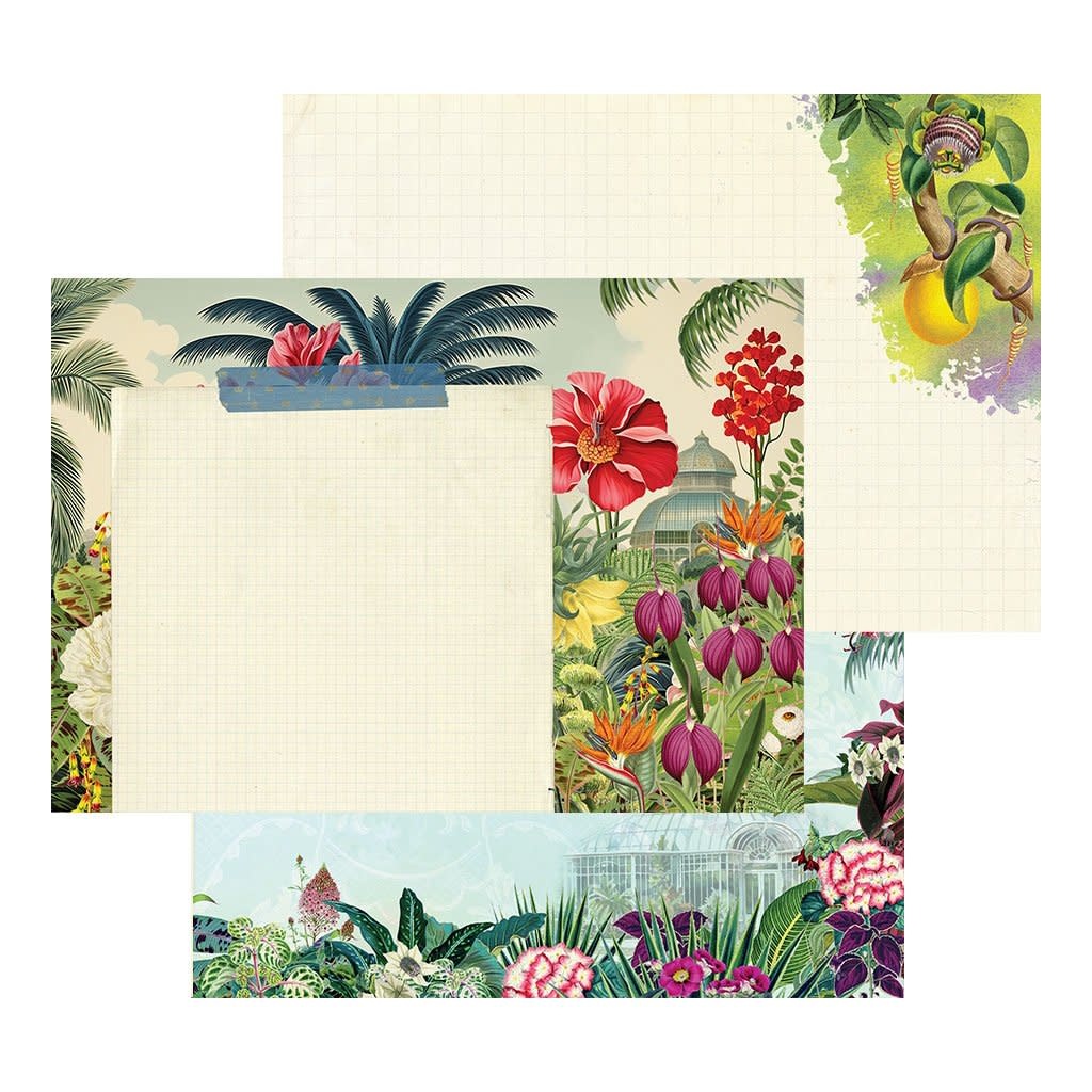 Cahier Illustre 48 Pages 21 X 15 Cm - Jardin Botanique