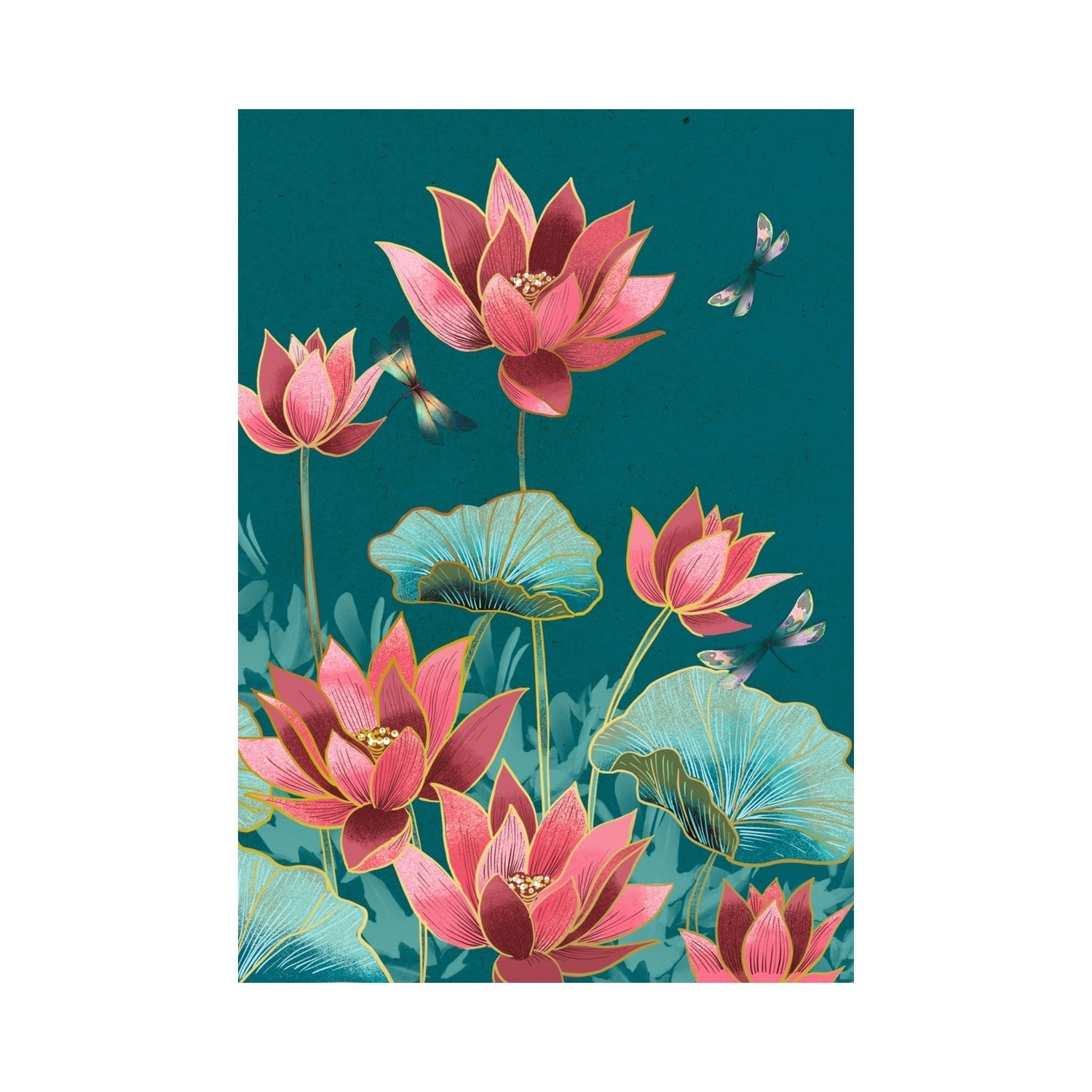 EDITIONS DU DESASTRE Kyoto - Cahier - Lotus 15x21cm 48p lignées