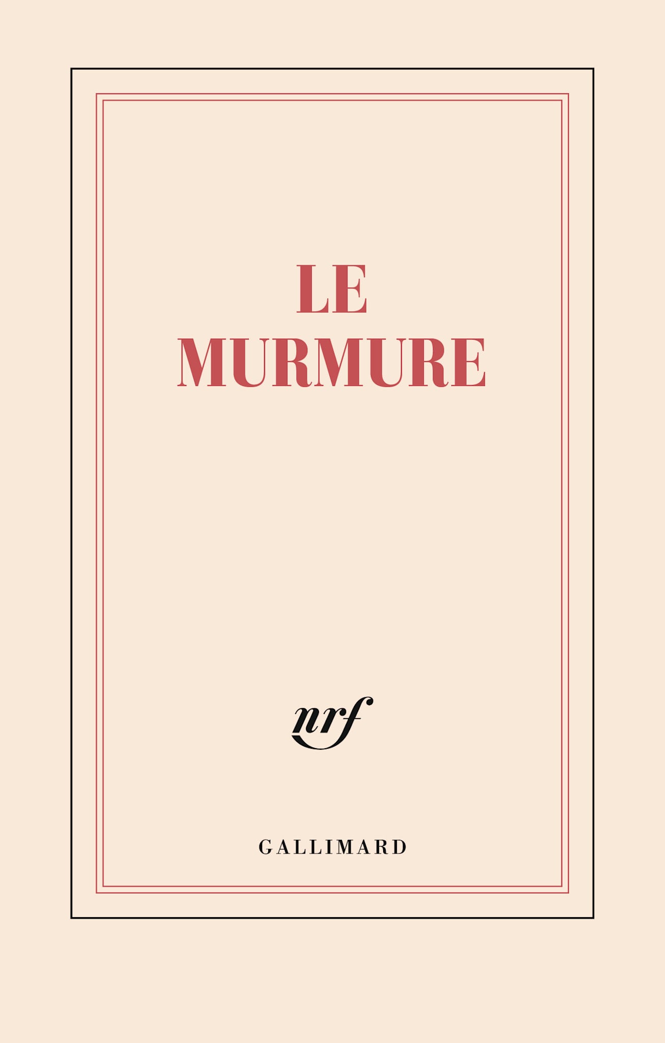 GALLIMARD Carnet Ligné Le Murmure