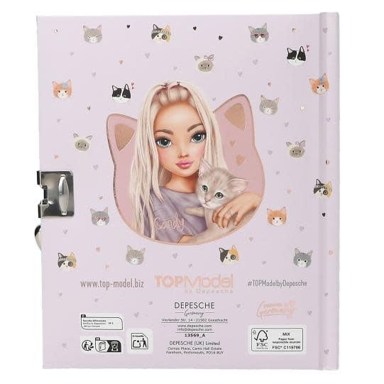 TOP MODEL Journal intime de Kitty KITTY and DOGGY 15,5x18,5cm 192p