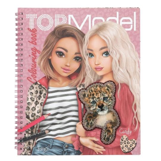 TOP MODEL Livre de coloriage LEOHEART 20,5x24cm 40p