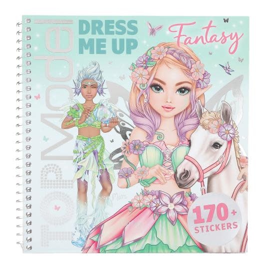 TOP MODEL Dress Me Up Album Autocollants Fantasy 17,5x18cm 24p