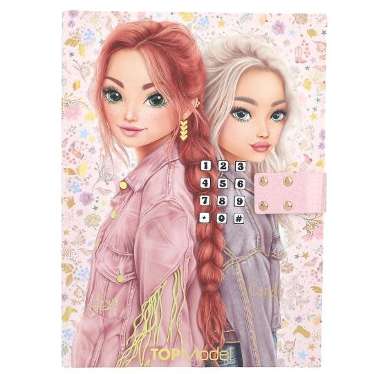 TOP MODEL Journal Intime À Code Secret Avec Son Cowgirl 20,5x15cm 80p