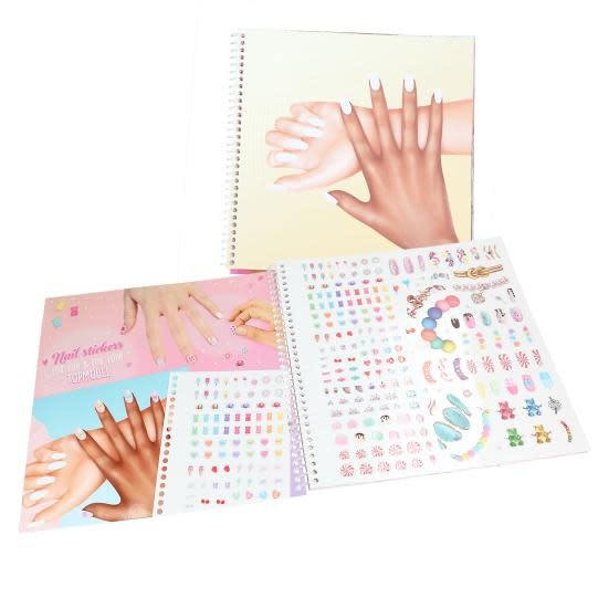 TOP MODEL Album À Colorier Create Your Hand-Design 22x21cm 46p