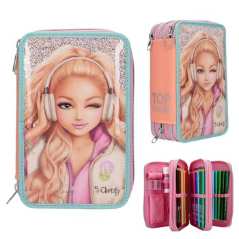 TOP MODEL Trousse 3 niveaux MUSIC 20x13x7,5cm