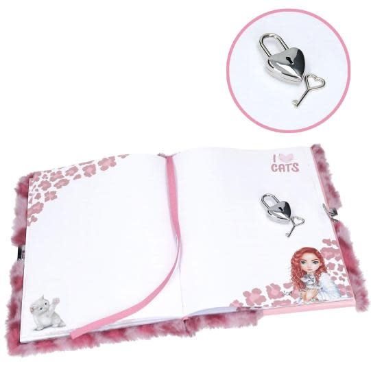 TOP MODEL Journal Intime Cosy Cat, Rose 17x19,5cm 96p