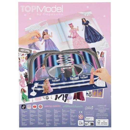 TOP MODEL Glamour Stickerworld 22x30cm 24p