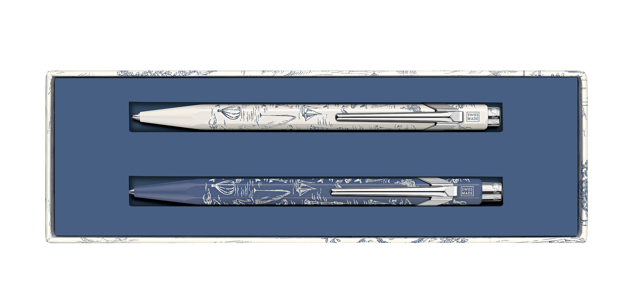 CARAN D'ACHE Set 849 Stylo Bille + Porte-Mine 0,5Mm Noël 2026