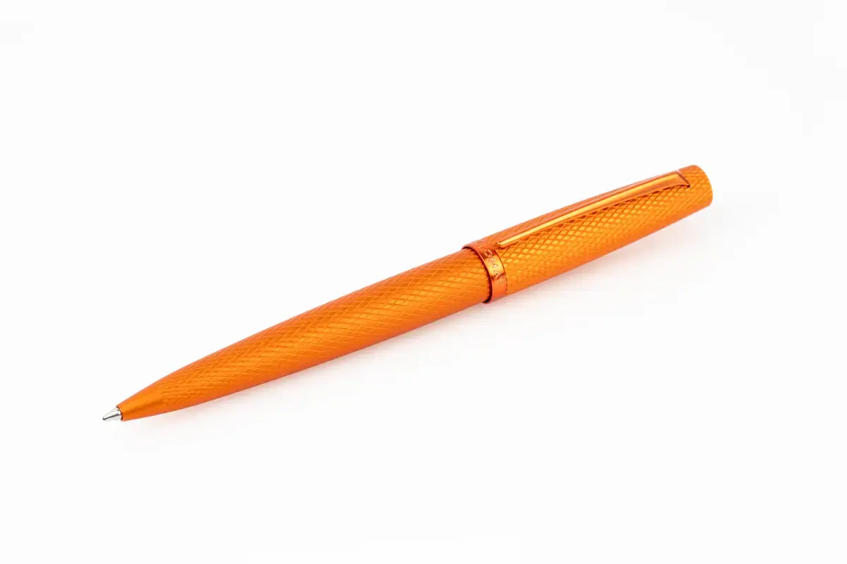 DIPLOMAT Stylo Bille "Viper" Orange Guilloche Easyflow F