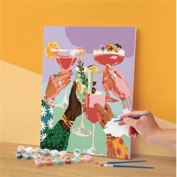 GRAINE CREATIVE Peinture Au Numéro 30X40 Cm - Cheers