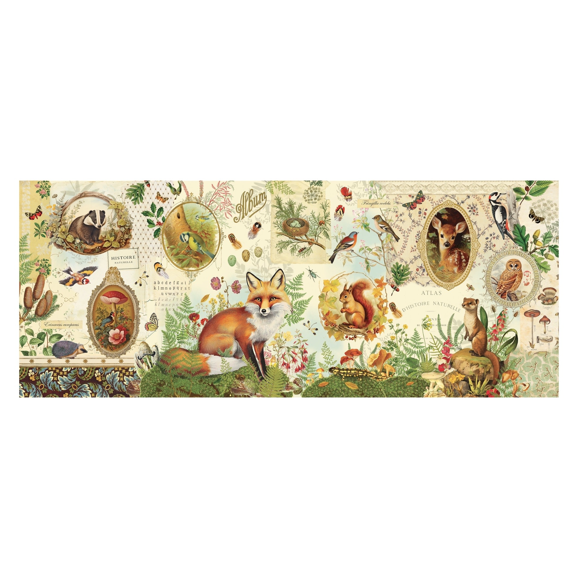 Puzzle Pano 1000 Pcs 95 X 37 Cm + Pochon - Renard