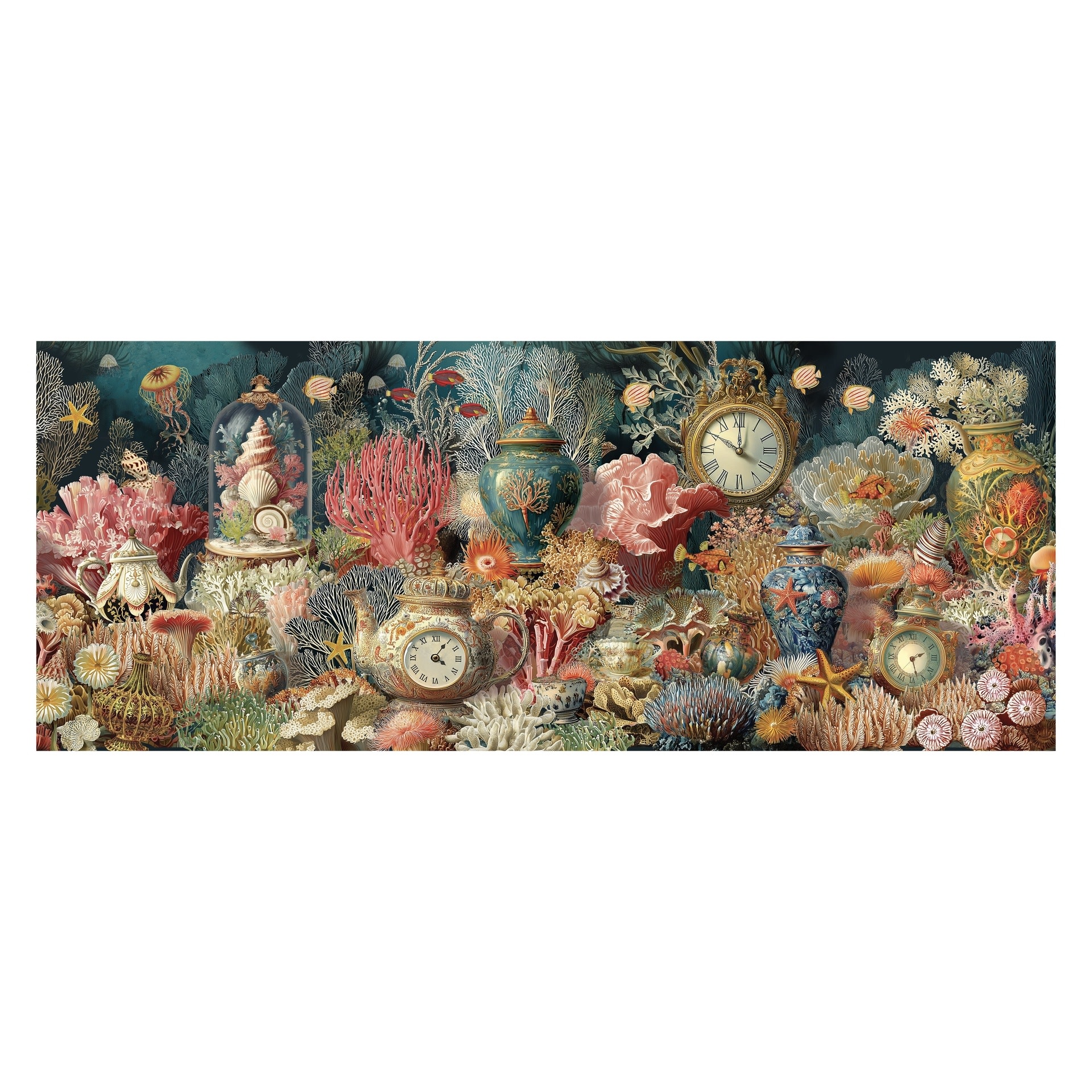Puzzle Pano 1000 Pcs 95 X 37 Cm + Pochon - Tresors