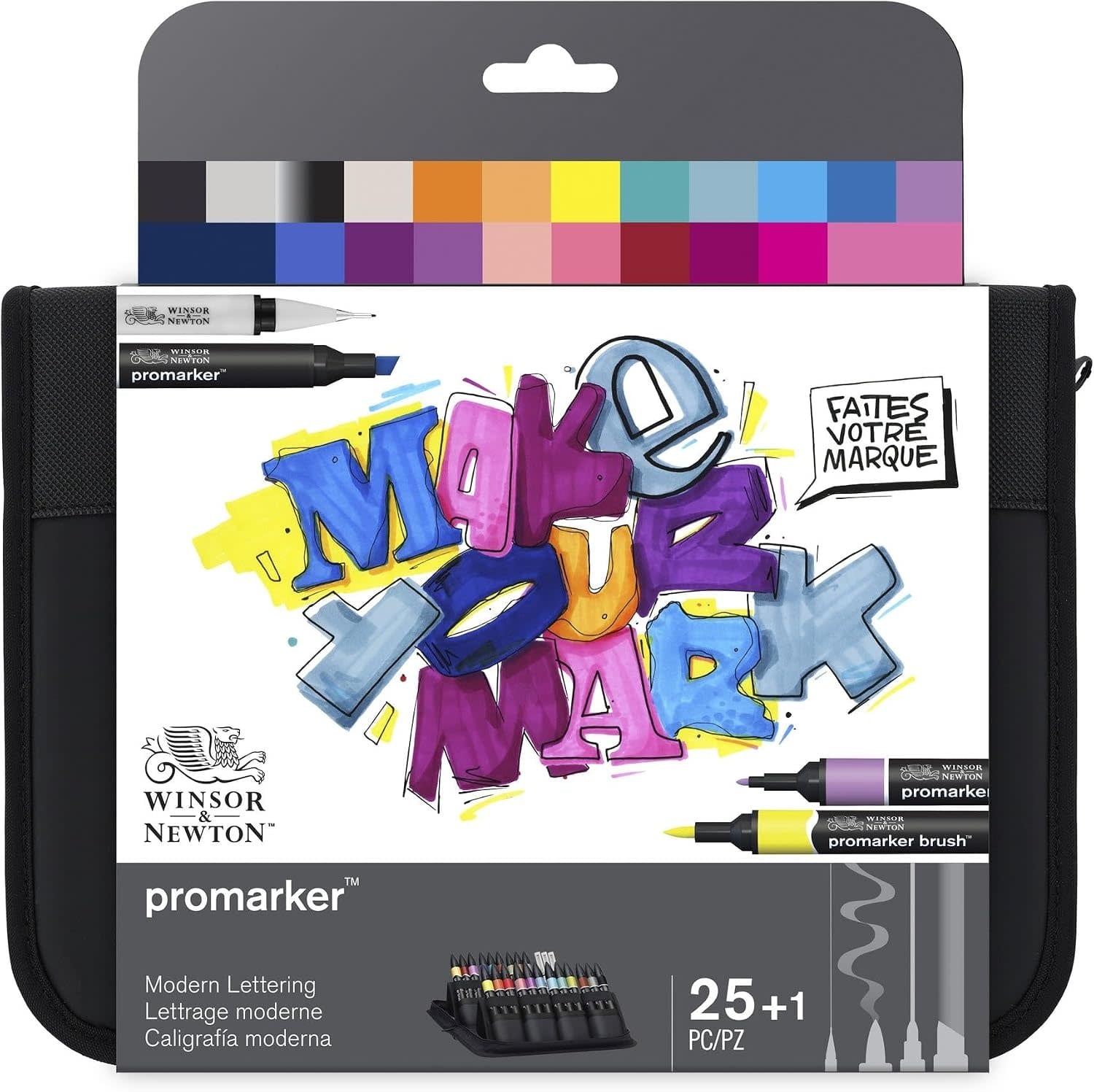 WINSOR & NEWTON Promarker Mixed Set Modern Lettering Wallet