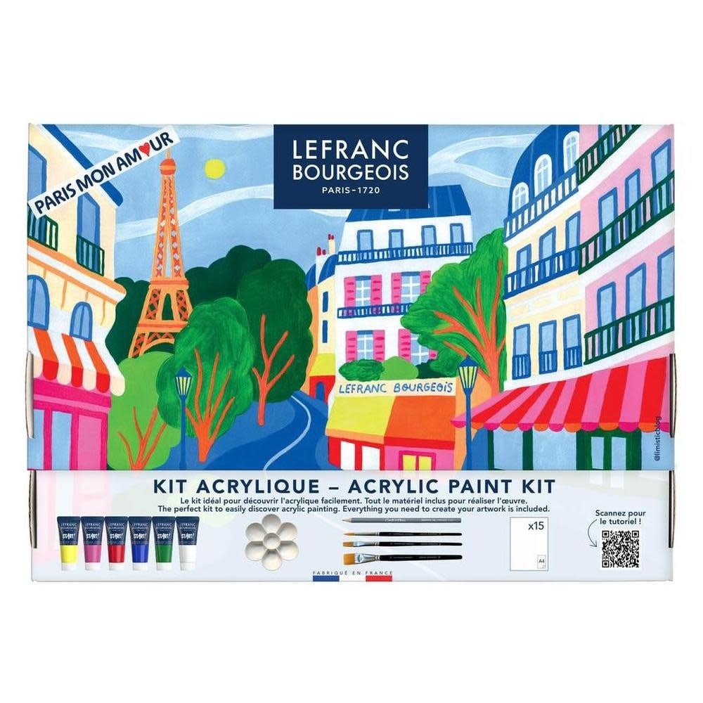 LEFRANC BOURGEOIS Kit Acryl Paris Mon Amour