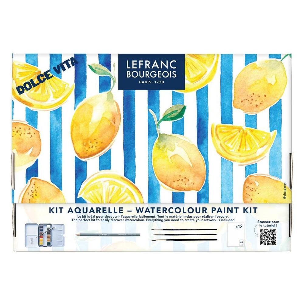 LEFRANC BOURGEOIS Kit Aquarelle Dolce Vita