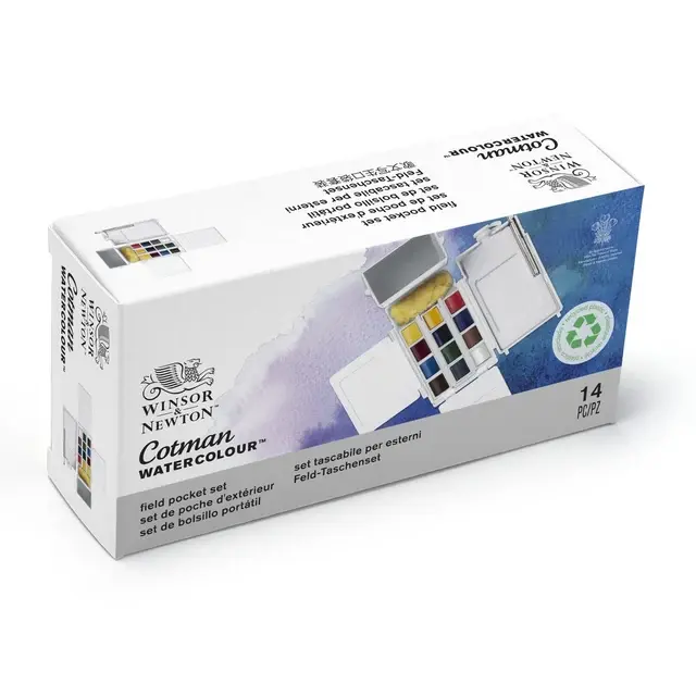 WINSOR & NEWTON Cotman Aquarelle Set De Poche D'Exterieur