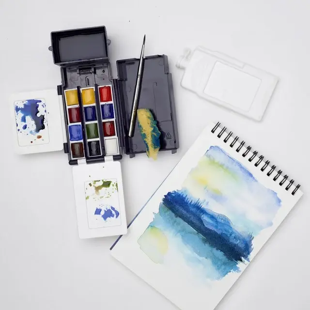 WINSOR & NEWTON Cotman Aquarelle Set De Poche D'Exterieur