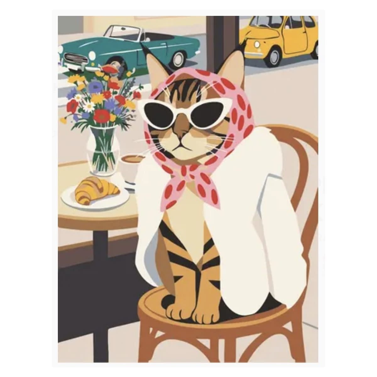 GRAINE CREATIVE Peinture Au Numero 30X40 Cm - Fashion Kitty