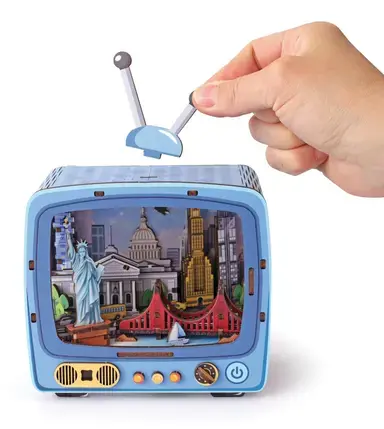 GRAINE CREATIVE Maquette 3D Bois Tv New York