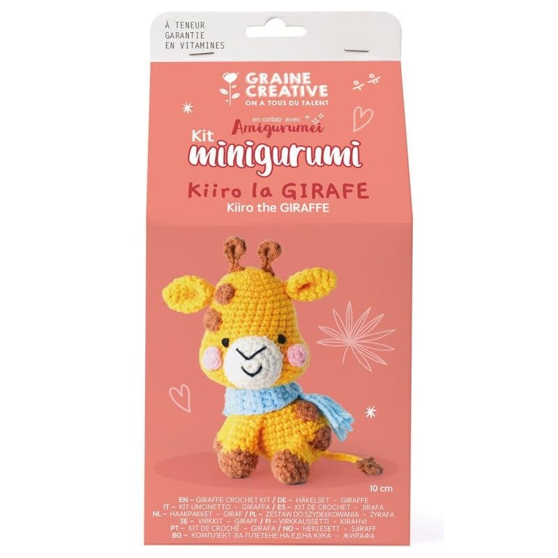 GRAINE CREATIVE Kit Minigurumi Girafe 10cm
