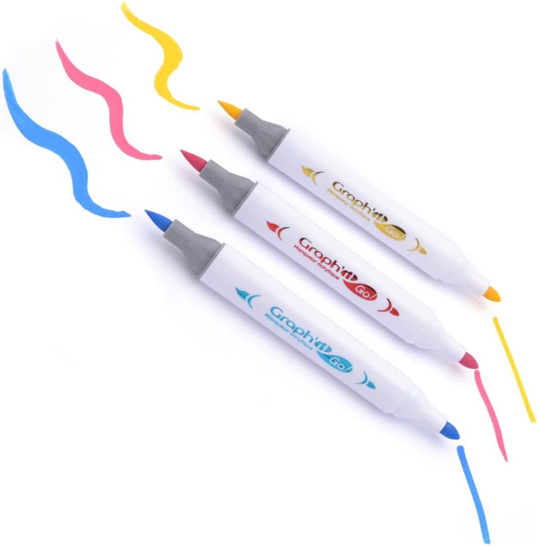 GRAPH'IT Graph'It Go Set De 72 Marqueurs Acrylique
