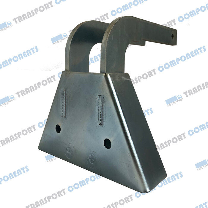 Steel scissor corner, for connection of 2 scissors