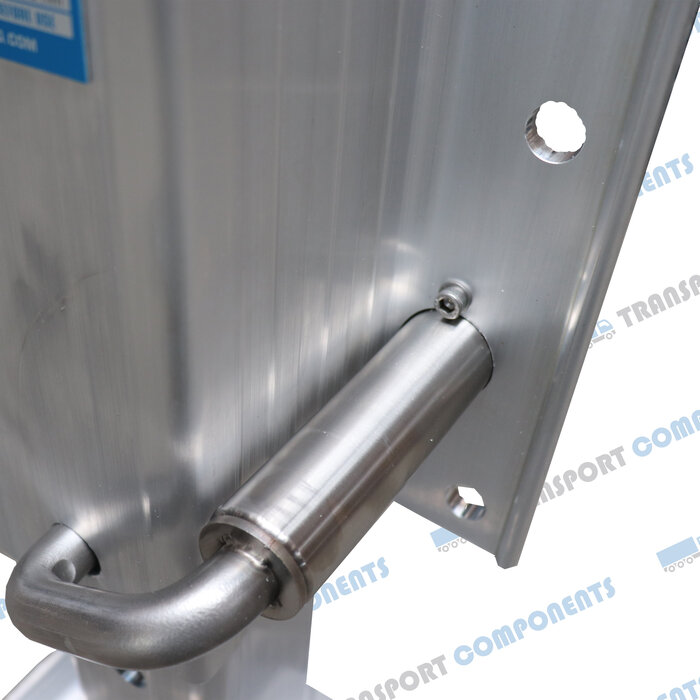 Spring-loaded locking  | Stainless steel