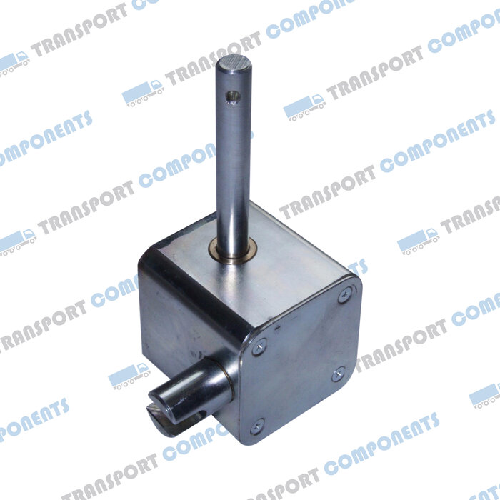 Worm gearbox 80x80x80, Output slot