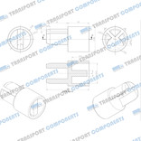 Bottom adaptor 34mm [slot]