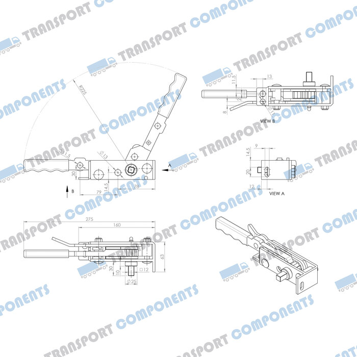 R70 tensioner, Output 12x12