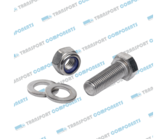 Set of 12 stainless steel bolts