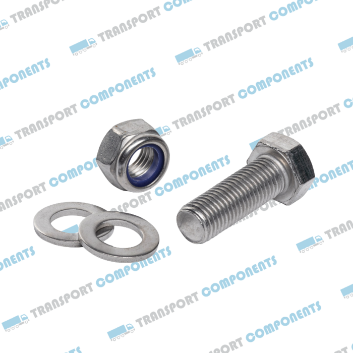 Set of 24 stainless steel bolts