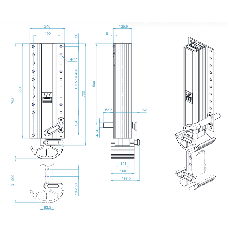 LT 650.700 | HDPE handles