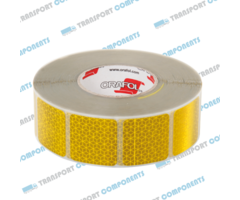 ECE 104 Contourmarkering geel voor pvc zeil.