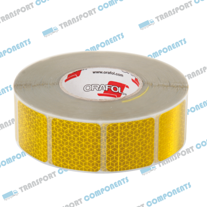 ECE 104 Contour marking Yellow (blocks) for PVC tarpaulin