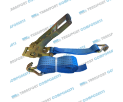 Cargo strap with ERGO ratchet and claw hooks