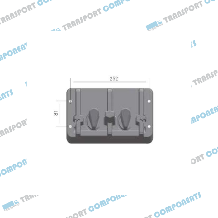 Wheel Chock Holder – Compatible with G53 & G46 | PP Plastic