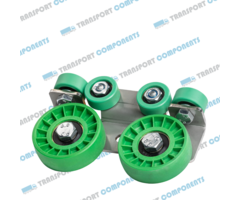 Wielbracket 170mm, met gemonteerde wielen